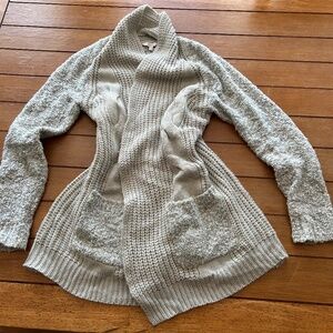 Candies gray cardigan sweater medium